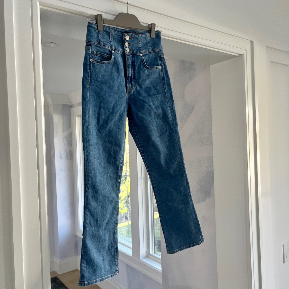 Veronica Beard Kick-Flare Jean Corset